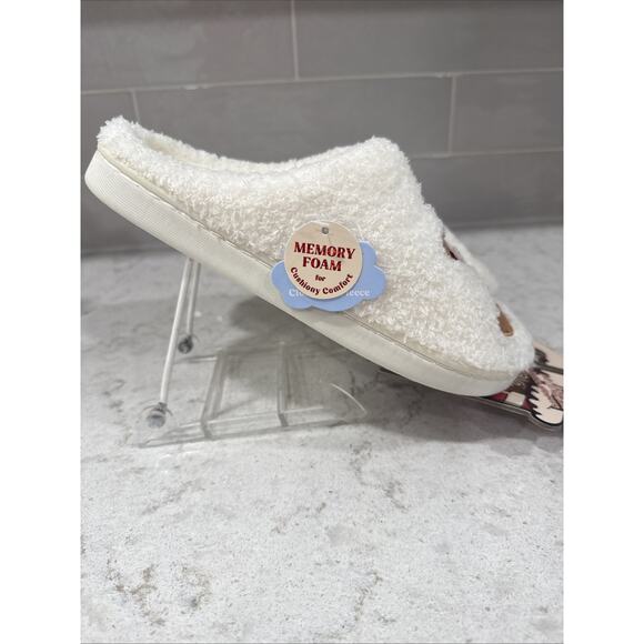 GINGERBREAD Ladies Med 7/8 Memory Foam Hood Back Slippers House Shoes NEW - Picture 5 of 7